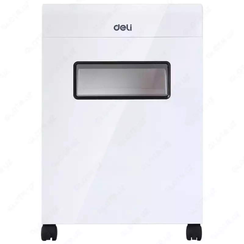 Qogoz maydalagich (tarmoq) Deli A4  190 Vt  8 litr. (Art. - 9911) Oq/qora