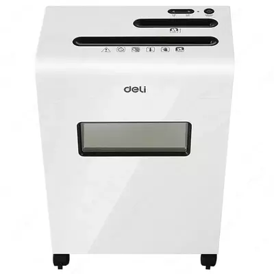  Qogoz maydalagich (tarmoq) Deli A4  190 Vt  8 litr. (Art. - 9911) Oq/qora - 