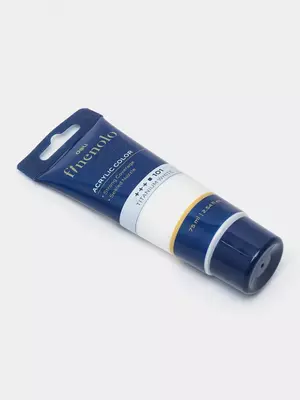 Краска акриловая в тубе 75мл (бл) EC75-WH Deli