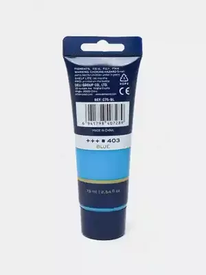 Deli EC75-BL 75 ml tubadagi akril bo‘yoq (ko‘k)