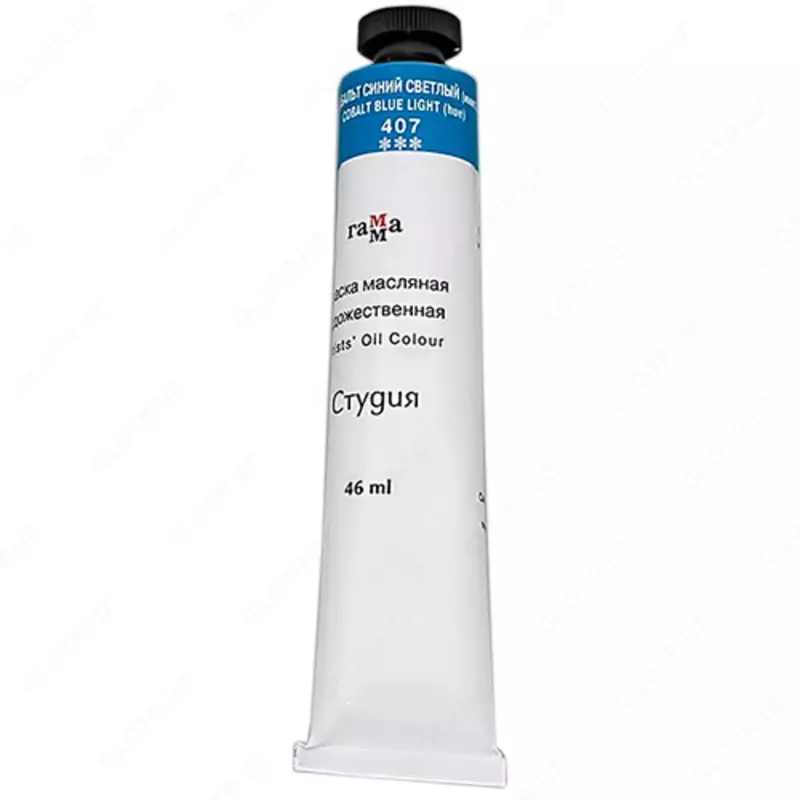 Gamma "Studiya" moyli badiiy bo‘yoq, 46 ml, och ultramarin