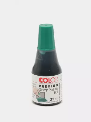 COLOP 801 shtempel bo‘yog‘i, 25 ml, yashil
