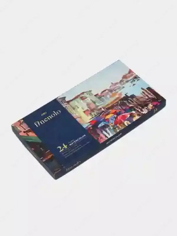 Deli EC19-24 Finenolo akvarel bo‘yoqlari, 24 rang, tubalarda