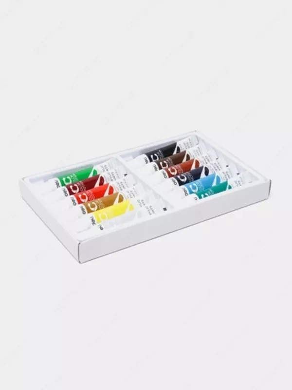 Deli C12-12 akril bo‘yoqlari 12 rang, 12 ml/tub