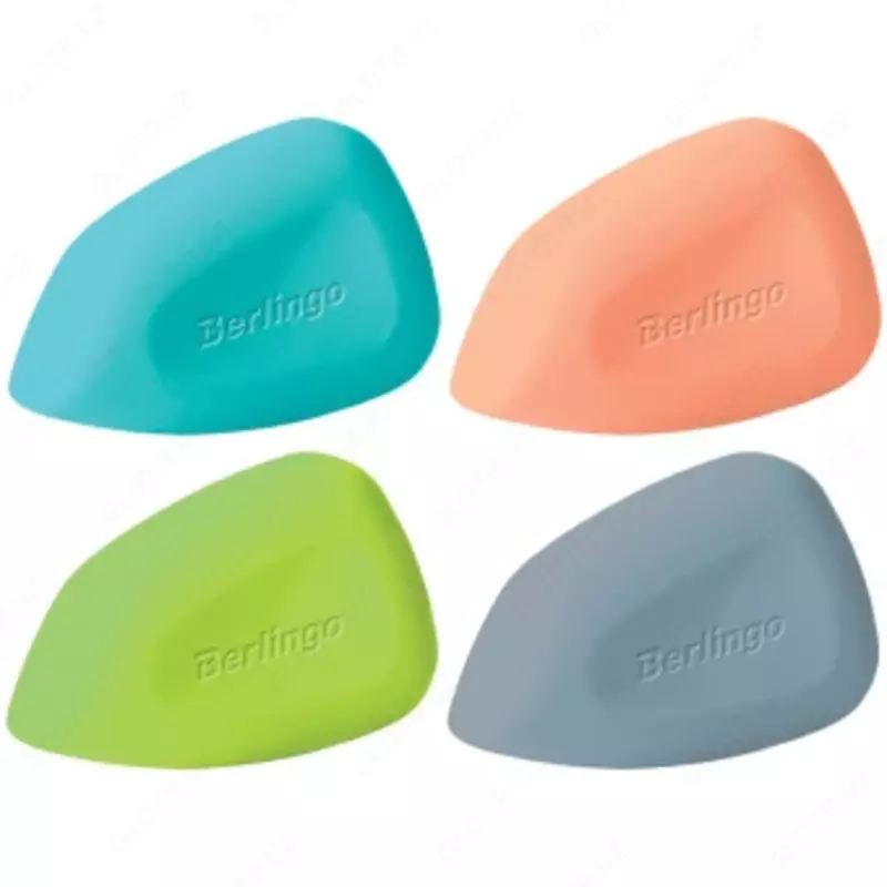 Ластик Berlingo "Ergonomic Pro", фигурный, термопластичная резина, 50*32*15мм