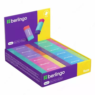 Berlingo "Geometry" o‘chirg‘ichi, to‘g‘ri to‘rtburchak, 48 × 15 × 10 mm