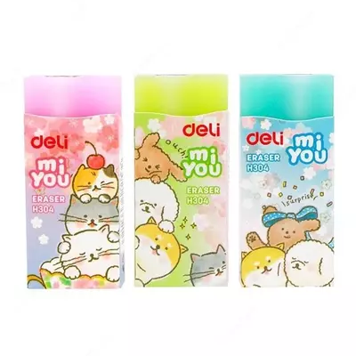 Ластик Deli H304, 60×24×12 мм