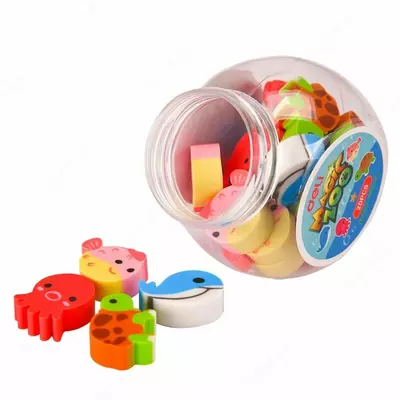 Ластик MagicZoo в тубе 20шт EH03206/20 Deli
