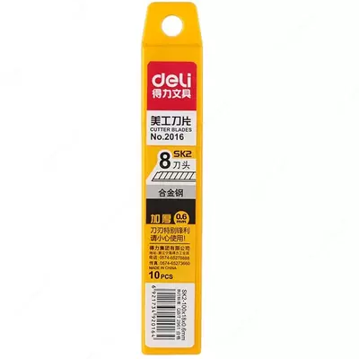 Deli 2012 9 mm, 10 dona almashtiriladigan tig‘lar