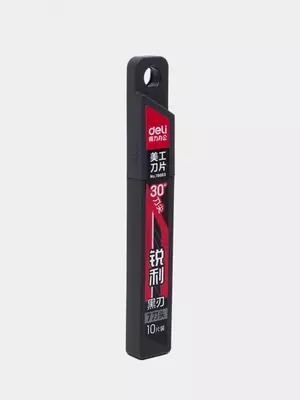 Deli 78003 qora 9 mm, 10 dona tig‘lar
