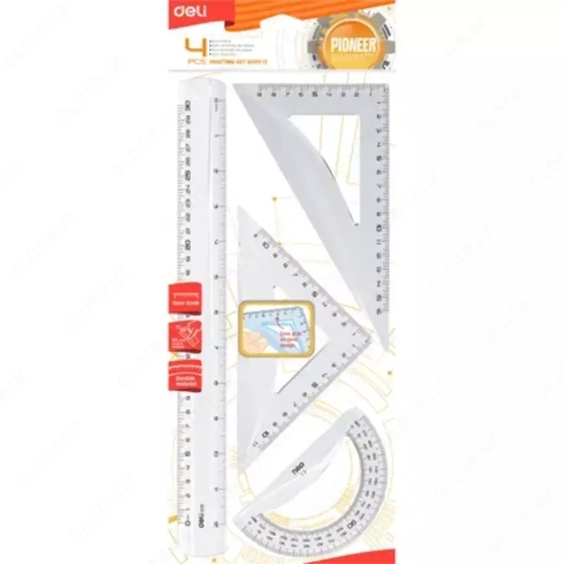 Линейки в наб. 4шт EG00512 Deli