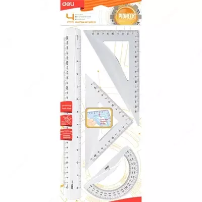 Линейки в наб. 4шт EG00512 Deli