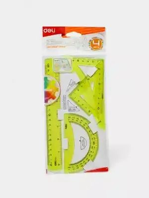 Линейки в наб. 4шт Pioneer 00402 Deli