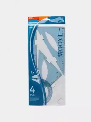 Линейки в наборе 4шт EH13 Deli