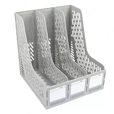 Лоток вертикальный 3отд. 9843 (ср) Deli