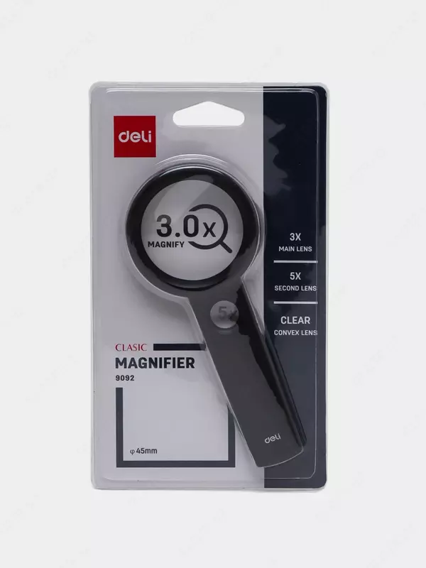 Лупа х3 D60 мм 9091 Deli