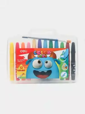 Мелки гелевые 12цв. 20504 Deli (Color kids)