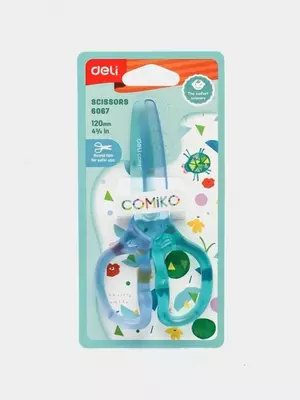 Ножницы 6067 120мм Deli детск. пласт.