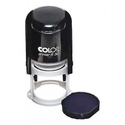 Оснастка Printer R17 (чр/пуст) Colop (круглая)