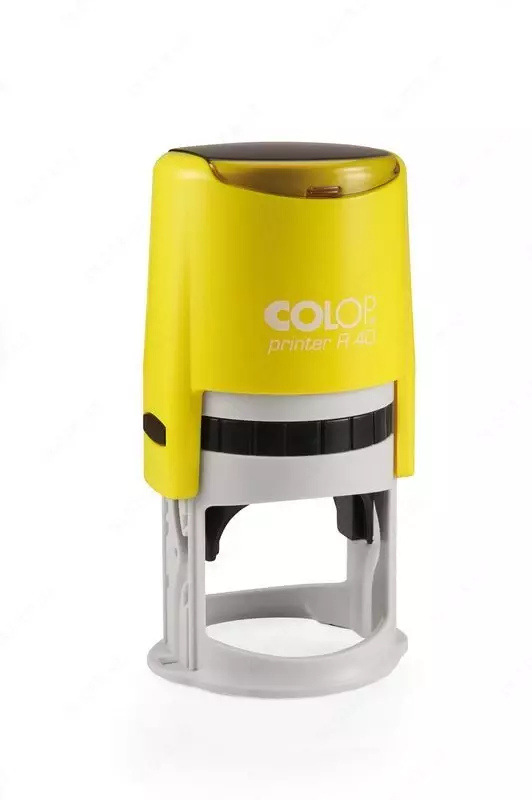 Оснастка Printer R40N (неон-жл/сн) Colop (круглая)