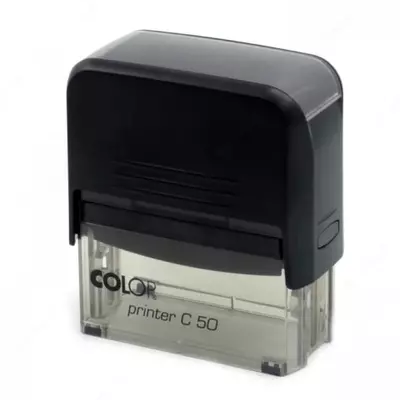 Оснастка Printer С50 с крышкой (чр/сн) Colop, 30*69 мм.