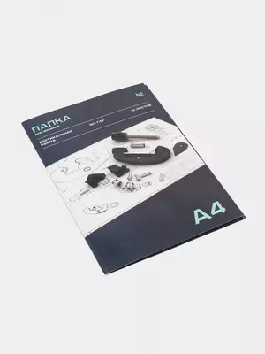 Папка для черчения BG, А4, 10л., с вертикальной рамкой, 160г/м2