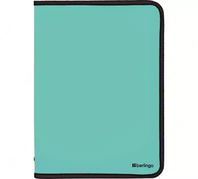 Папка на молнии Berlingo "Instinct" А4, 500мкм, мятный