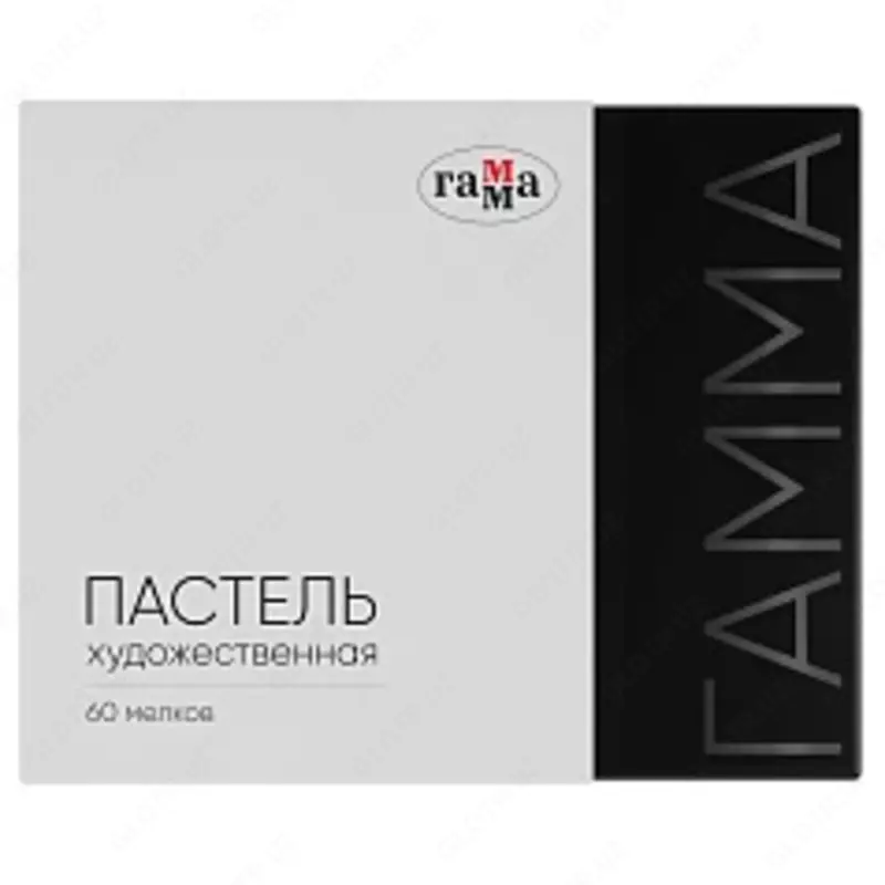 Пастель художественная Гамма, 12 цветов, картон. упак.