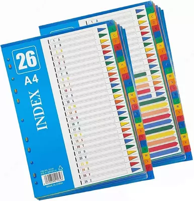 Разделитель пласт. 1-5 (цв) 5723A Deli