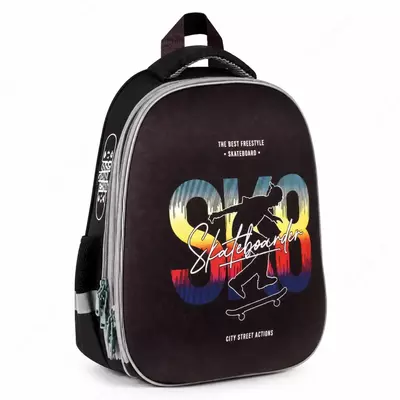 ArtSpace School Friend "Skateboard" 393018 sm, 2 bo‘lim, 2 cho‘ntak, anatomik orqa qism