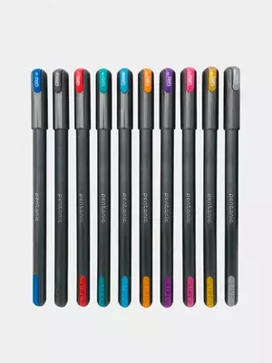 Ручка гелевая Pentonic Gel 1мм 10цв Linc в дисплее 100
