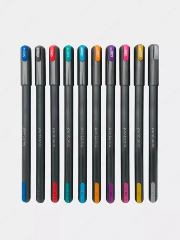 Ручка гелевая Pentonic Gel 1мм 10цв Linc в дисплее 100