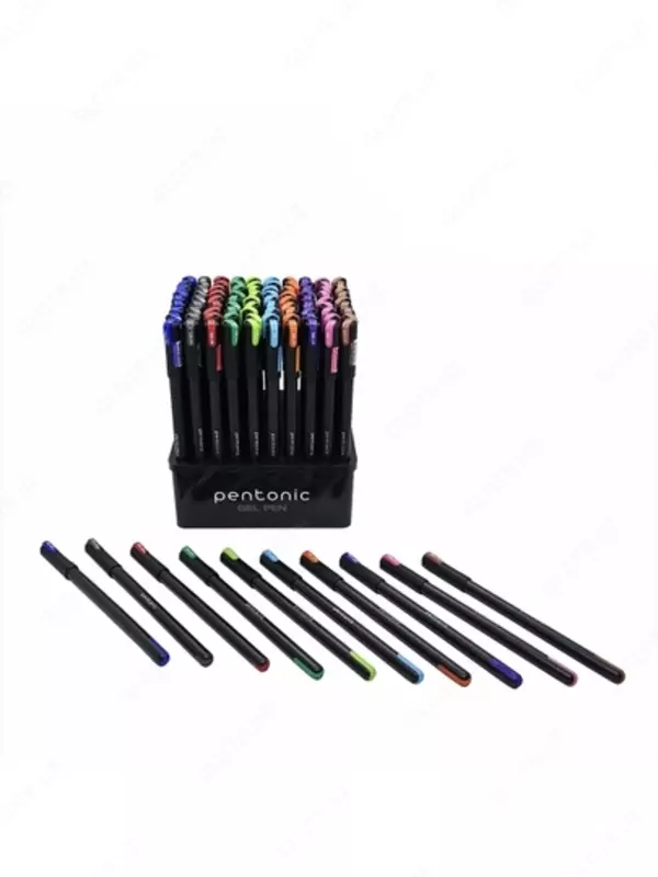 Ручка гелевая Pentonic Glitz Gel 1.0мм 10 цв. (ассорт) Linc в блистере