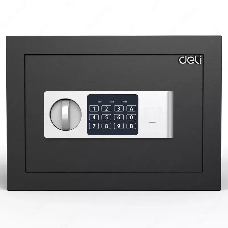 Сейф H200*W310*D220 (чр) AE680 Deli