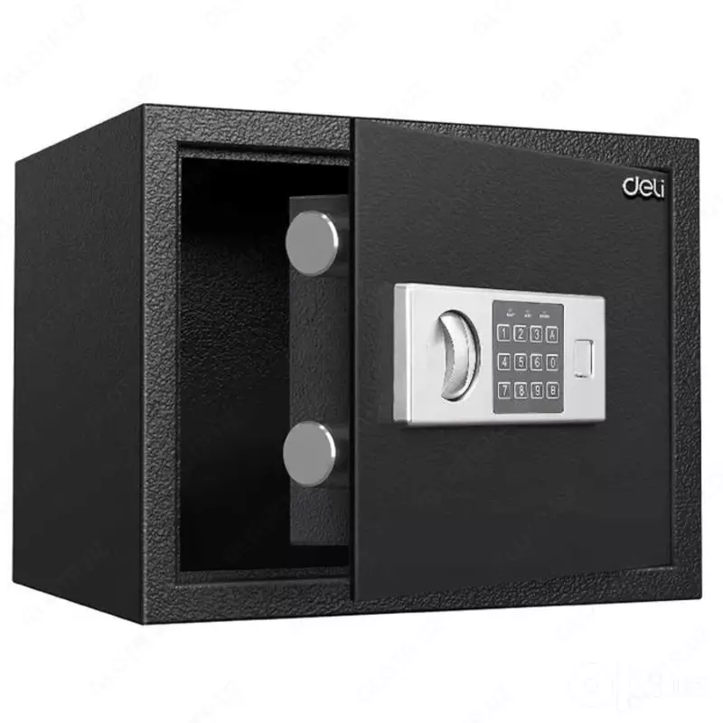 Сейф H200*W310*D220 (чр) AE680 Deli