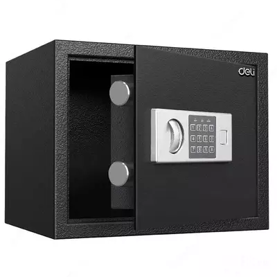Сейф H200*W310*D220 (чр) AE680 Deli