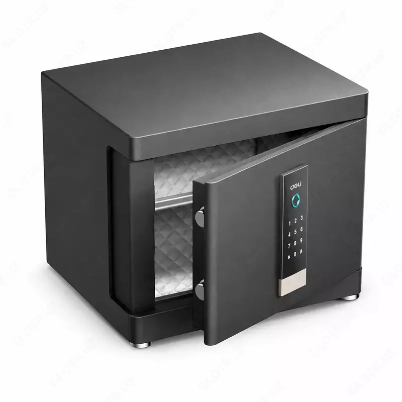 Сейф H310*W380*D290 с отпечатком (чр) ET592 Deli