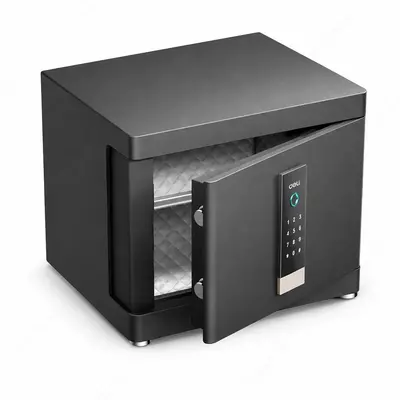 Сейф H310*W380*D290 с отпечатком (чр) ET592 Deli