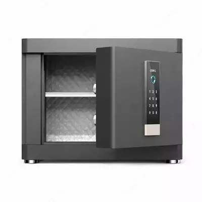 Сейф H310*W380*D290 с отпечатком (чр) ET592 Deli