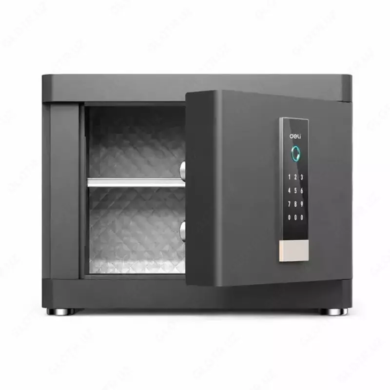 Сейф H310*W380*D290 с отпечатком (чр) ET592 Deli