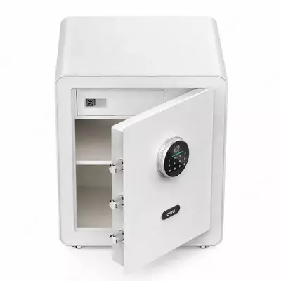 Сейф H450*W380*D320 с отпечатком (бл) ET634 Deli