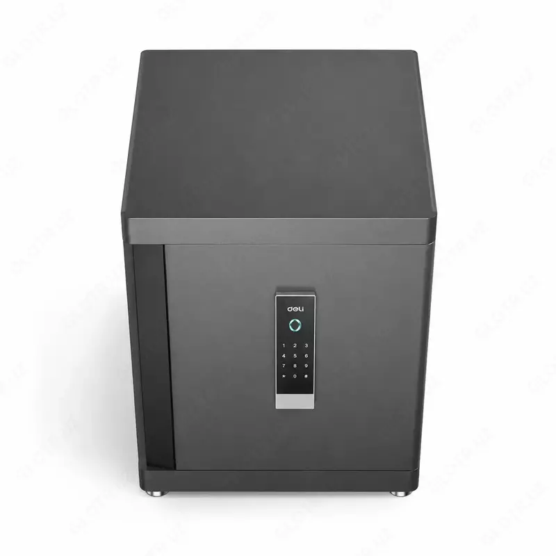 Сейф H460*W380*D320 с отпечатком (чр) ET593 Deli