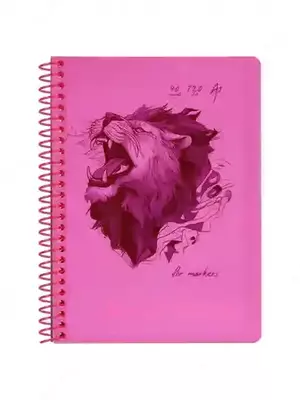 Скетчбук 40л., А5 BG "Neon. Pink", на гребне, маркерная бумага 120г/м2