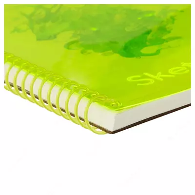 Скетчбук 40л., А5 BG "Neon. Yellow", на гребне, маркерная бумага 120г/м2