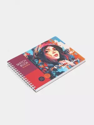 Скетчбук 60л. А5 на гребне BG "Яркие краски", 120г/м2