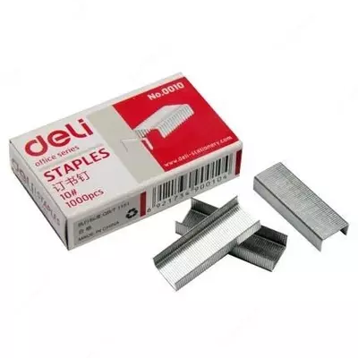 Скобы №10 1000 шт. Deli