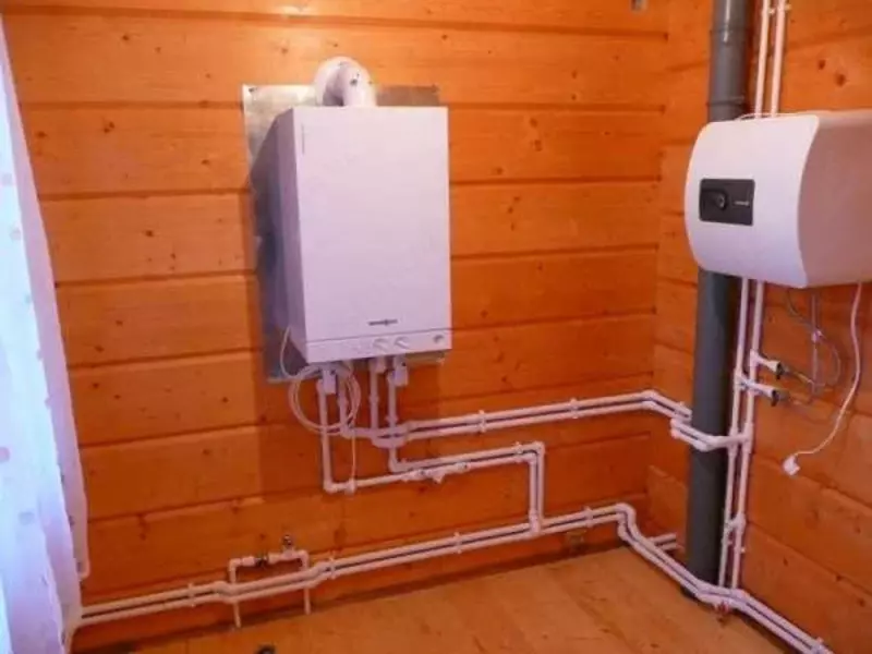 Установка отопительных котлов