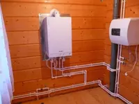 Установка отопительных котлов