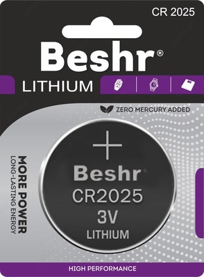 9 400 сум / шт. Батарейки BESHR LITHIUM CR