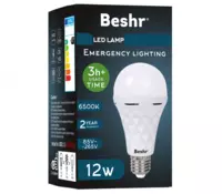 Beshr Led лампа с аккумулятором 12W (3часа)+